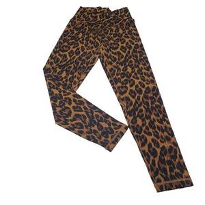 Aerie Wild Patterned Leggings - Tan and Black